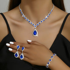 Moving Cupid Heart Angel Wings Tassel Necklace