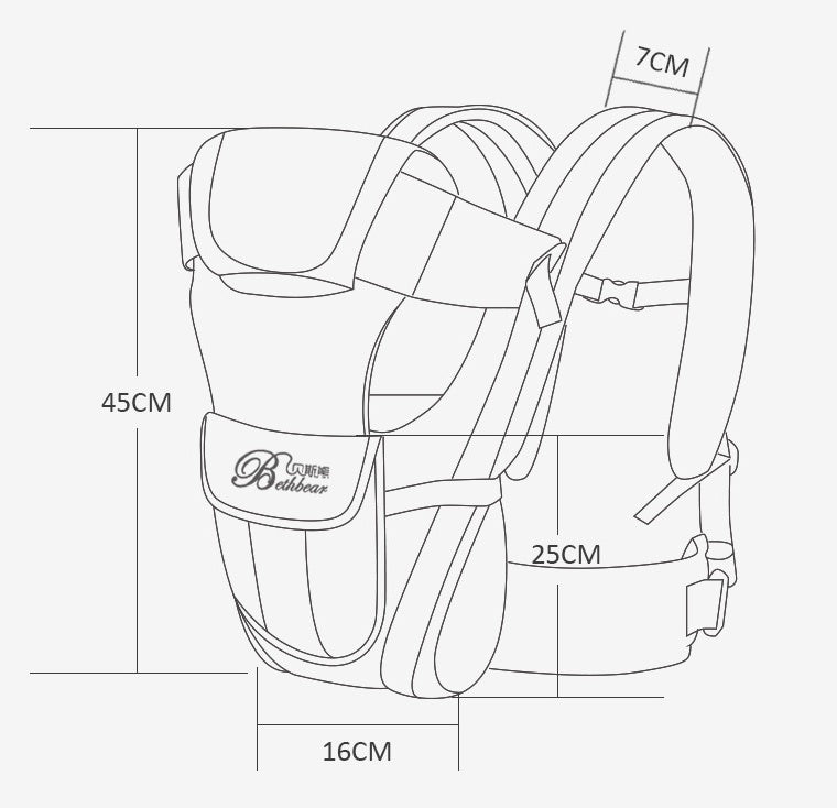 Double Shoulder Baby Carriers Travel Supplies