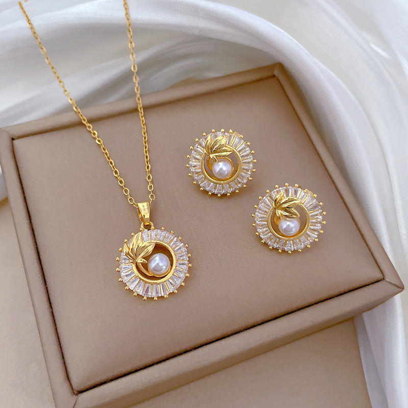 Square Full Diamond Personalized Necklace