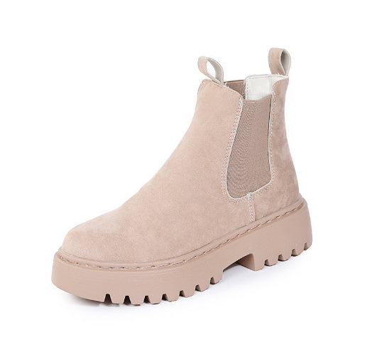 Women's Fashion Casual Frosted Martin Boots