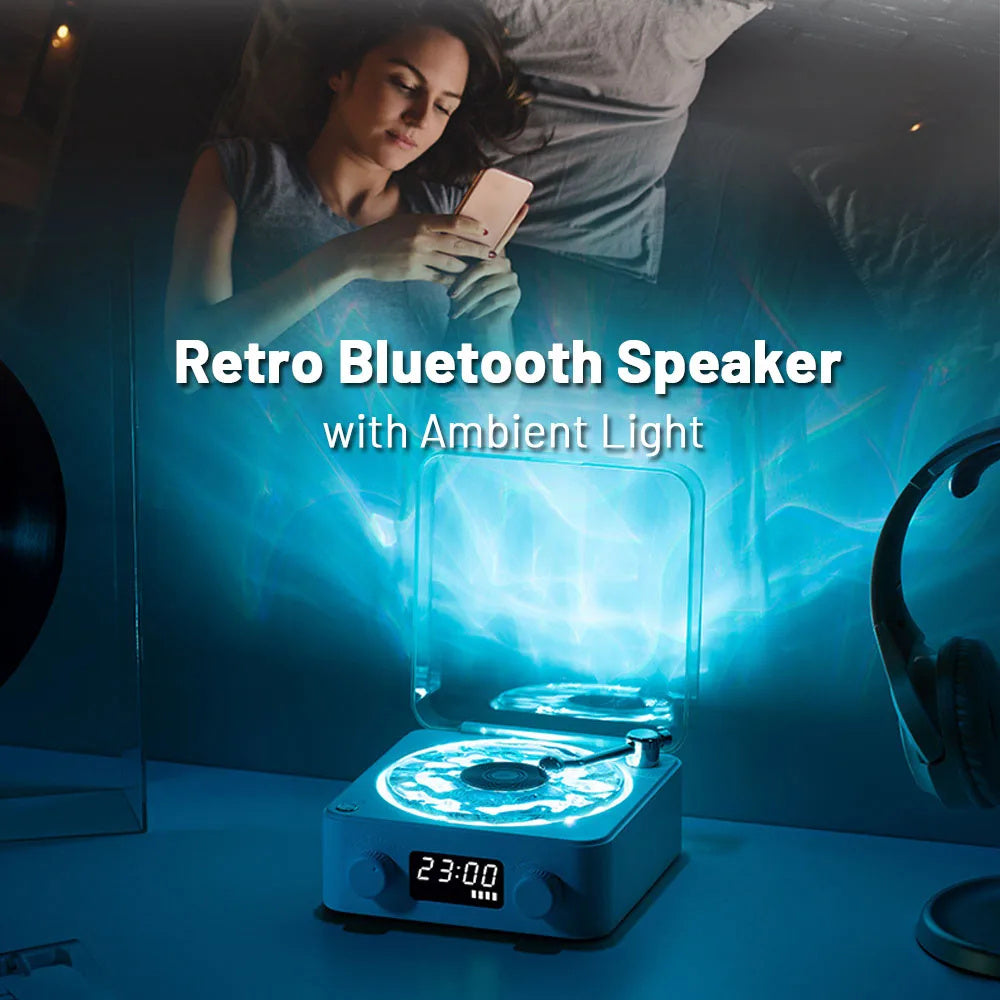 Wireless Bluetooth 5.0 Vinyl Record Player