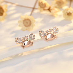 Women's Cute Crab Earrings Simple And Versatile Jewelry Gift