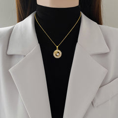 Square Full Diamond Personalized Necklace