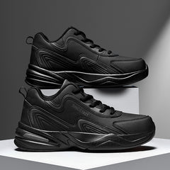 Male Leather Waterproof Leisure Non-slip Wear-resistant Travel Shoes