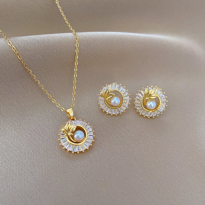 Square Full Diamond Personalized Necklace