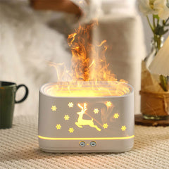 Atmosphere Lamp Christmas Flame Humidifier
