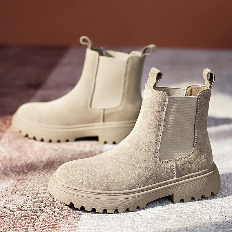 Women's Fashion Casual Frosted Martin Boots