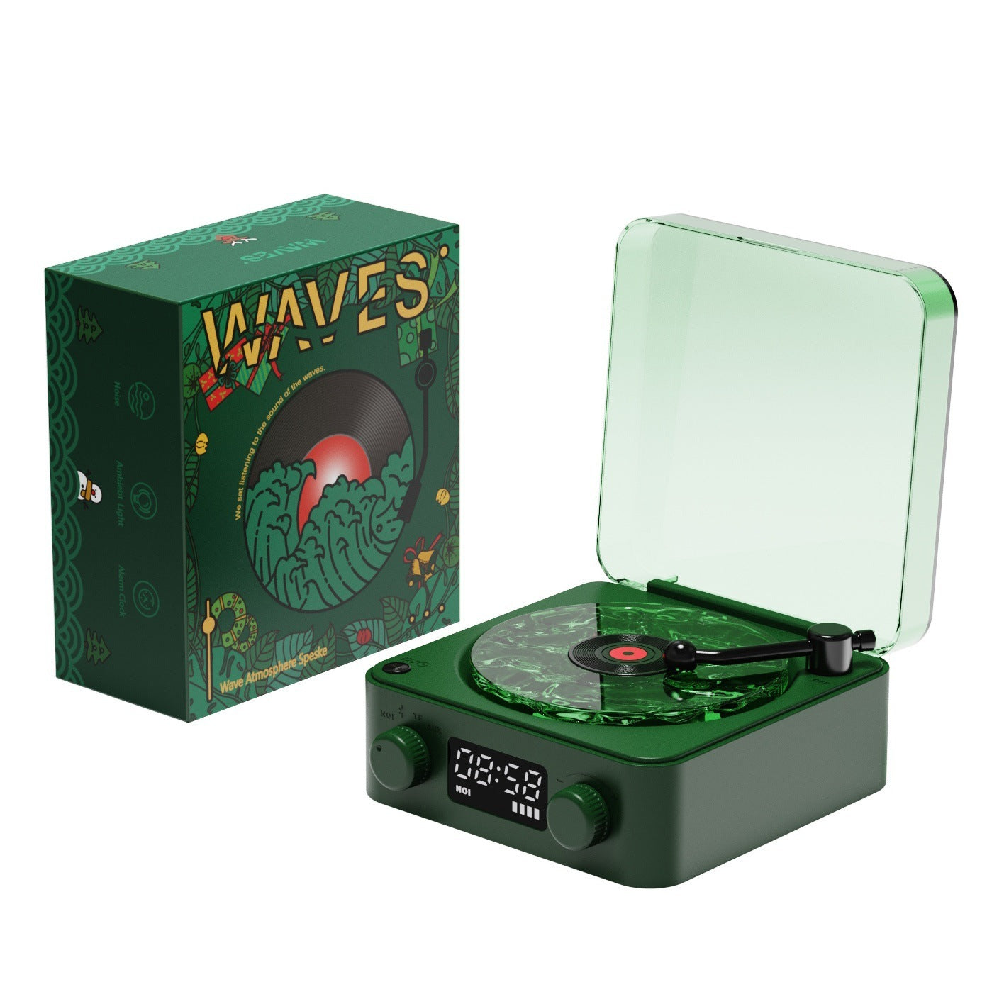 Wireless Bluetooth 5.0 Vinyl Record Player