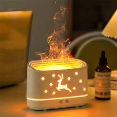 Atmosphere Lamp Christmas Flame Humidifier