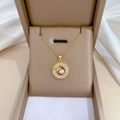 Square Full Diamond Personalized Necklace